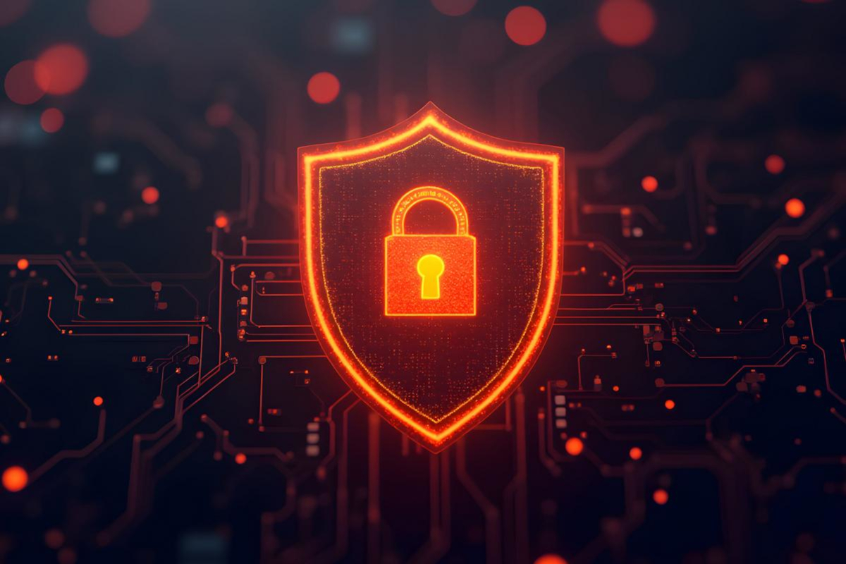 Digital representation of cybersecutiy concept.
